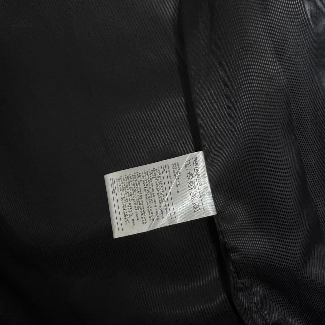 파르티멘토 비건 와이드핏 가죽자켓 L사이즈 상품이미지3