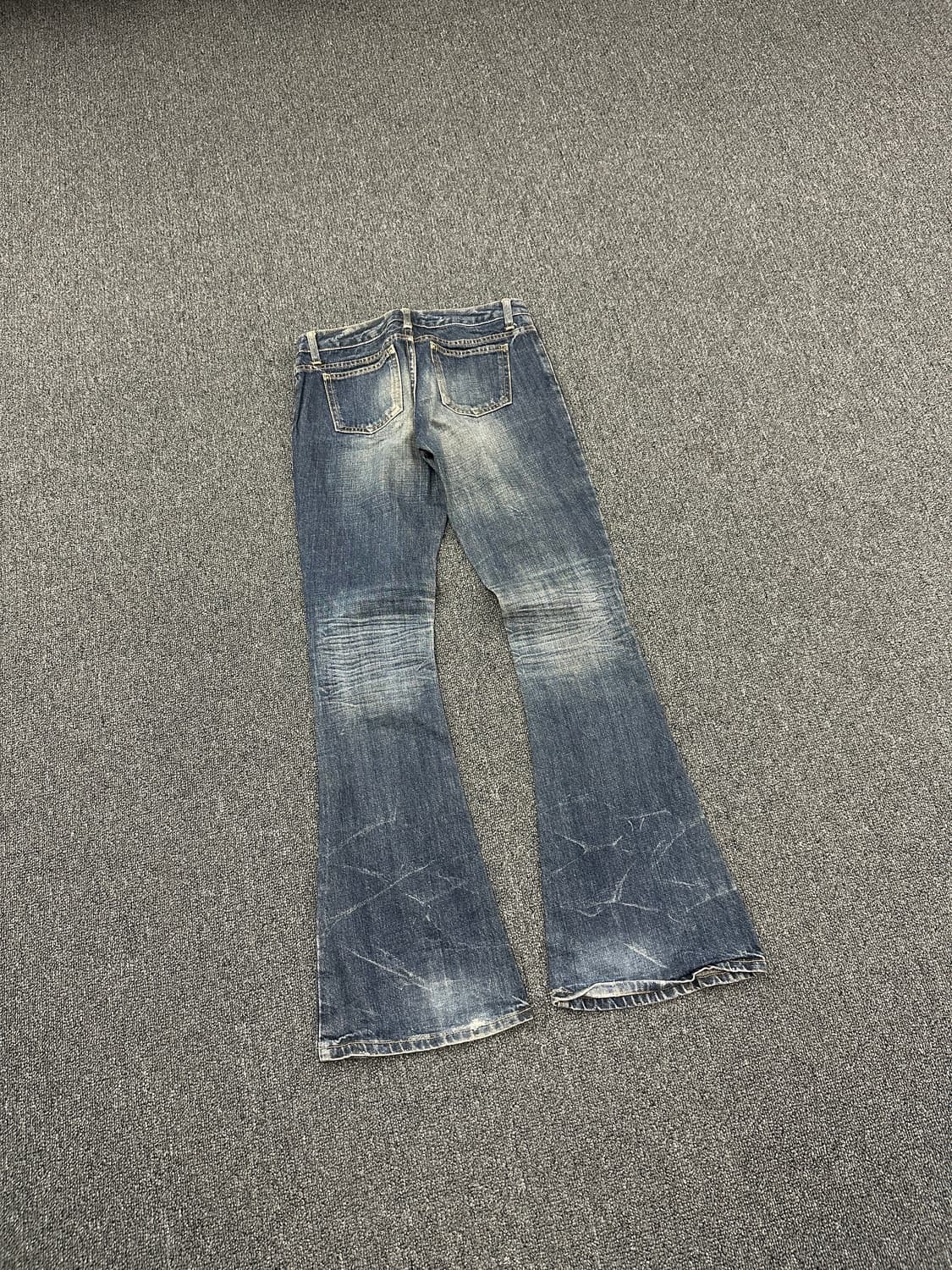 27) 재패니즈 빈티지 y2k 부츠컷 워싱 데님팬츠  상품이미지1