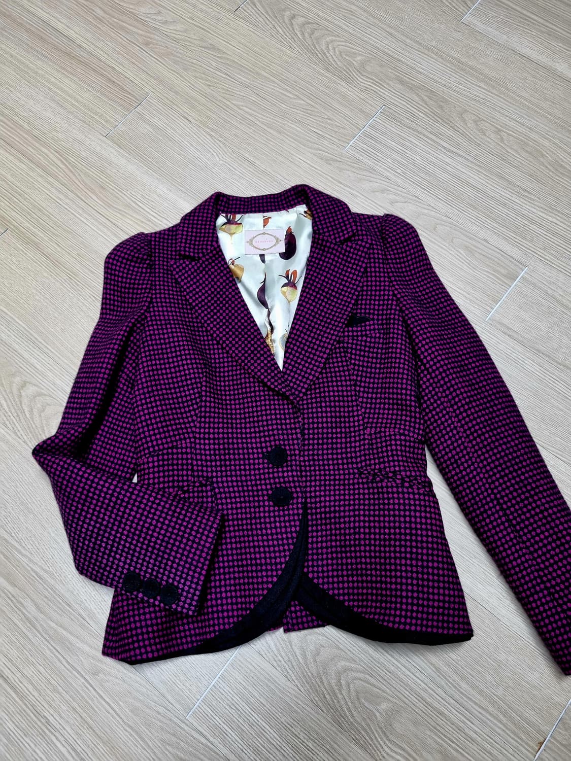 레트로 레니본 자켓 상품이미지1