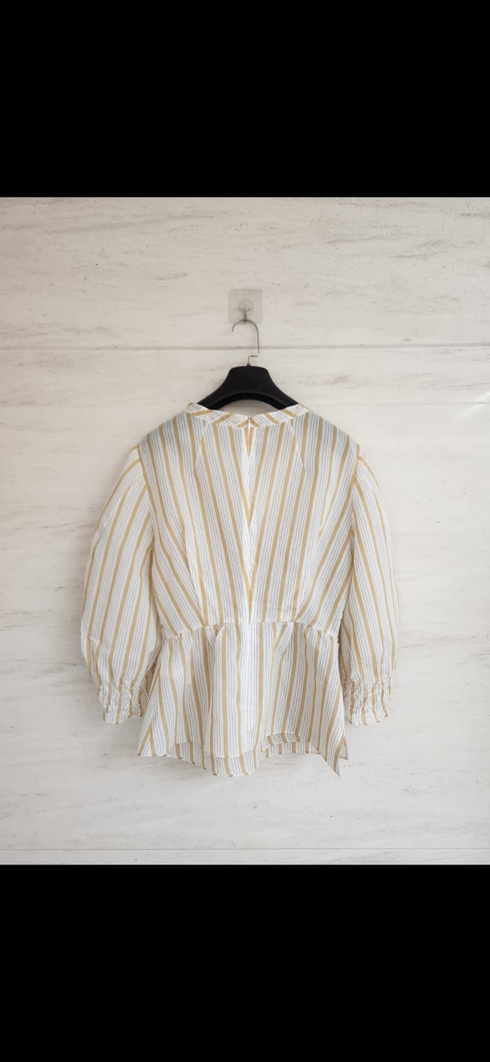 마인 오리가미 스트라이프 린넨블렌드 블라우스 55사이즈 상품이미지8