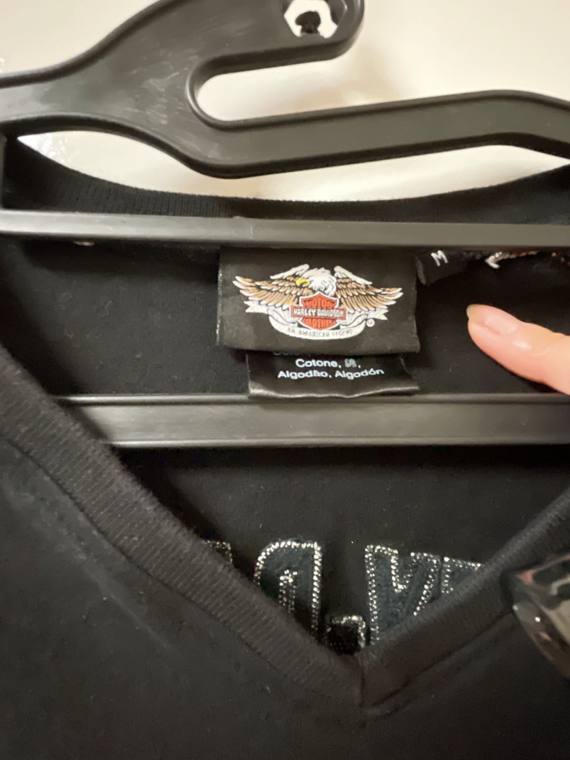 [무배] 할리데이비슨 브이넥 롱슬리브 긴팔 티셔츠 상품이미지5