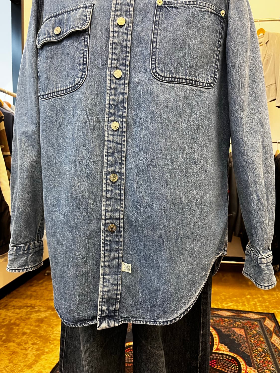 폴로 랄프 로렌 포켓 데님 셔츠 상품이미지4