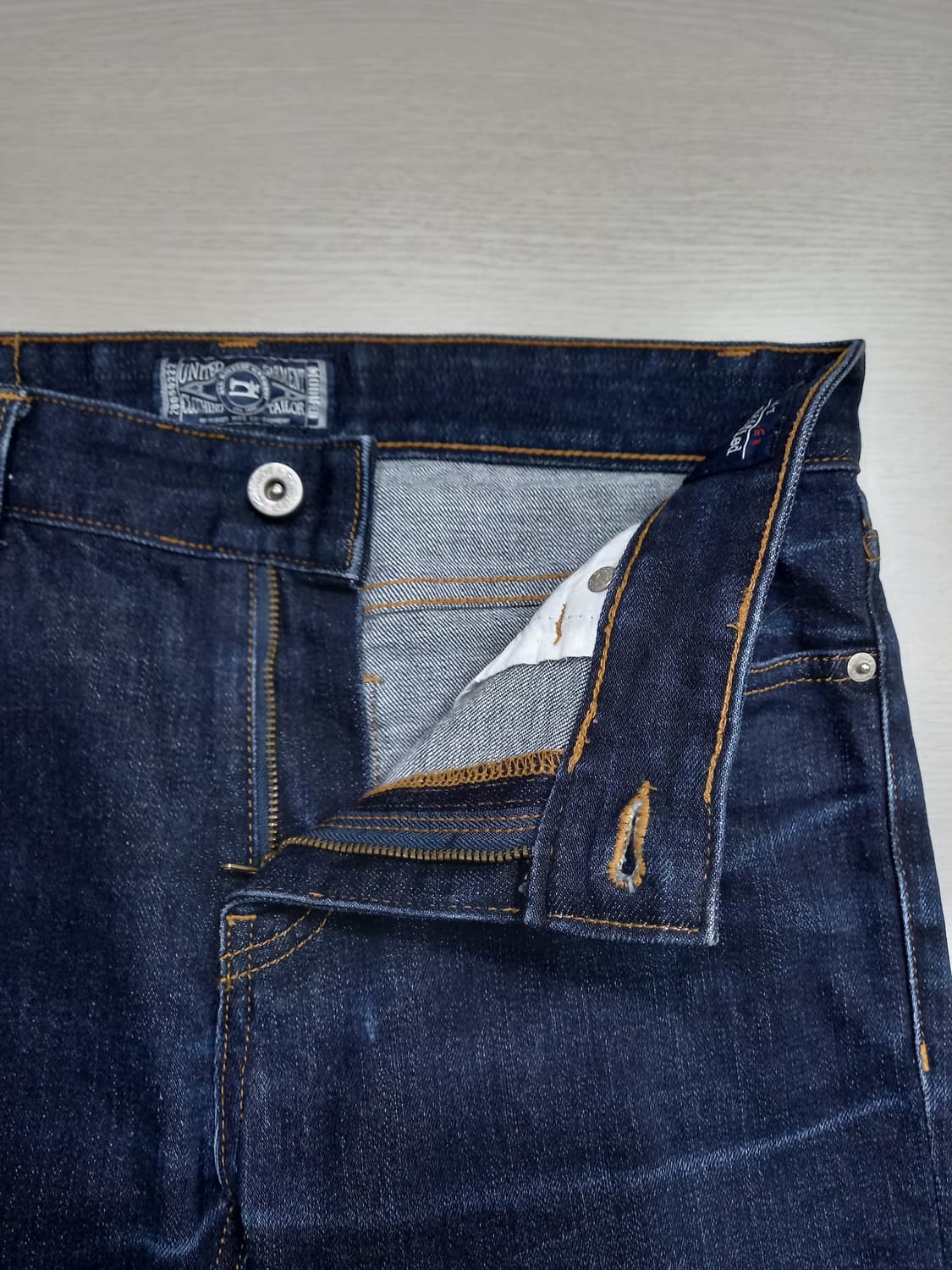 30 MODIFIED Kor 워싱 스판 슬림일자진 진청 30-163 상품이미지7