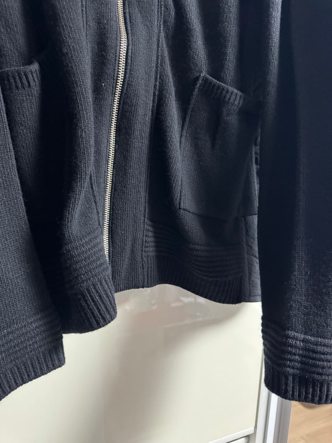 hgbb studio salmon zip-up (jet black) 상품이미지4