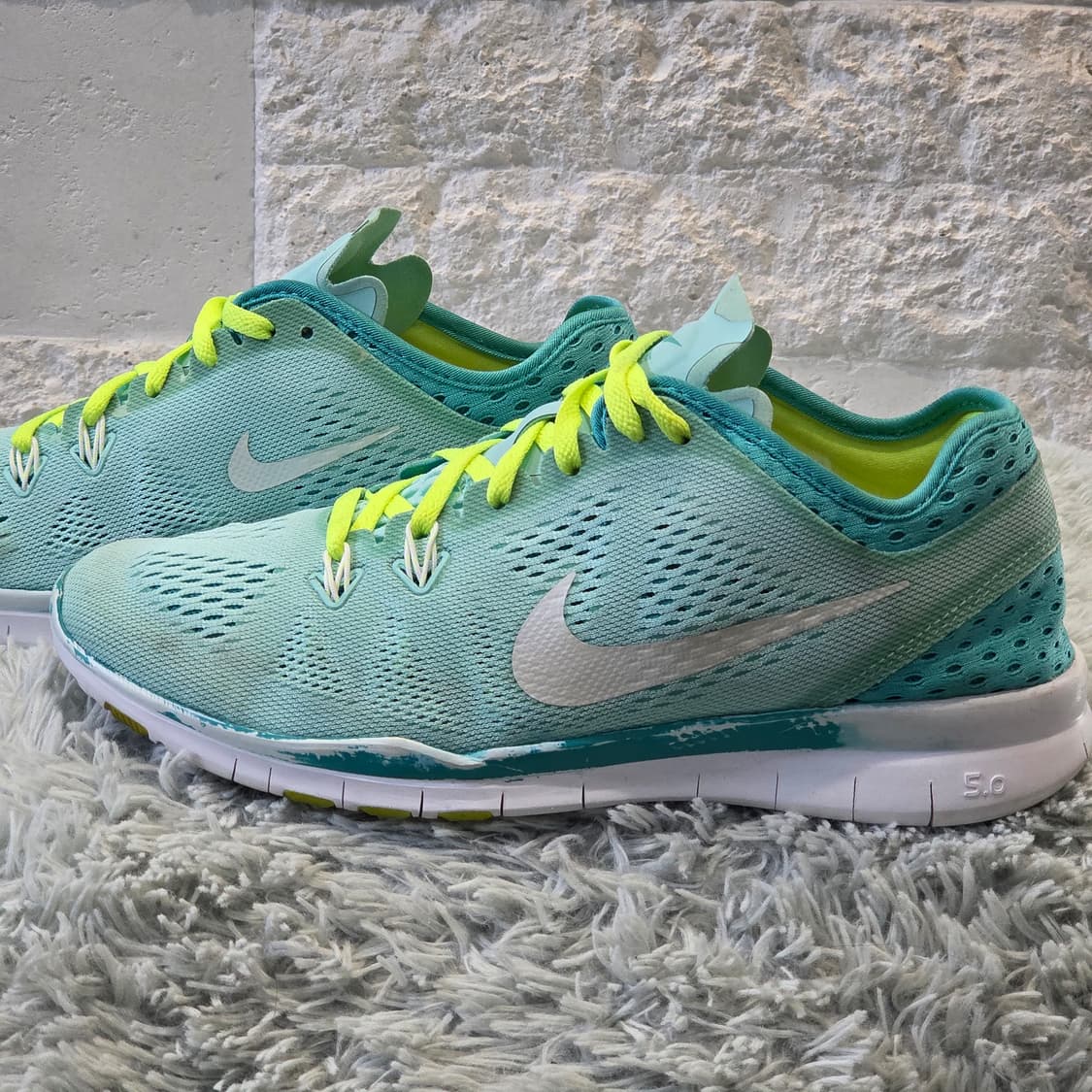 7q-20:나이키 프리 TR7 터쿼이즈 여성 트레이닝화 (240mm) 상품이미지2