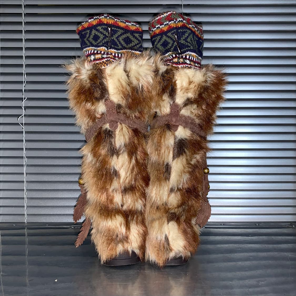 MUK LUKS 롱 퍼 랩 부츠 상품이미지4