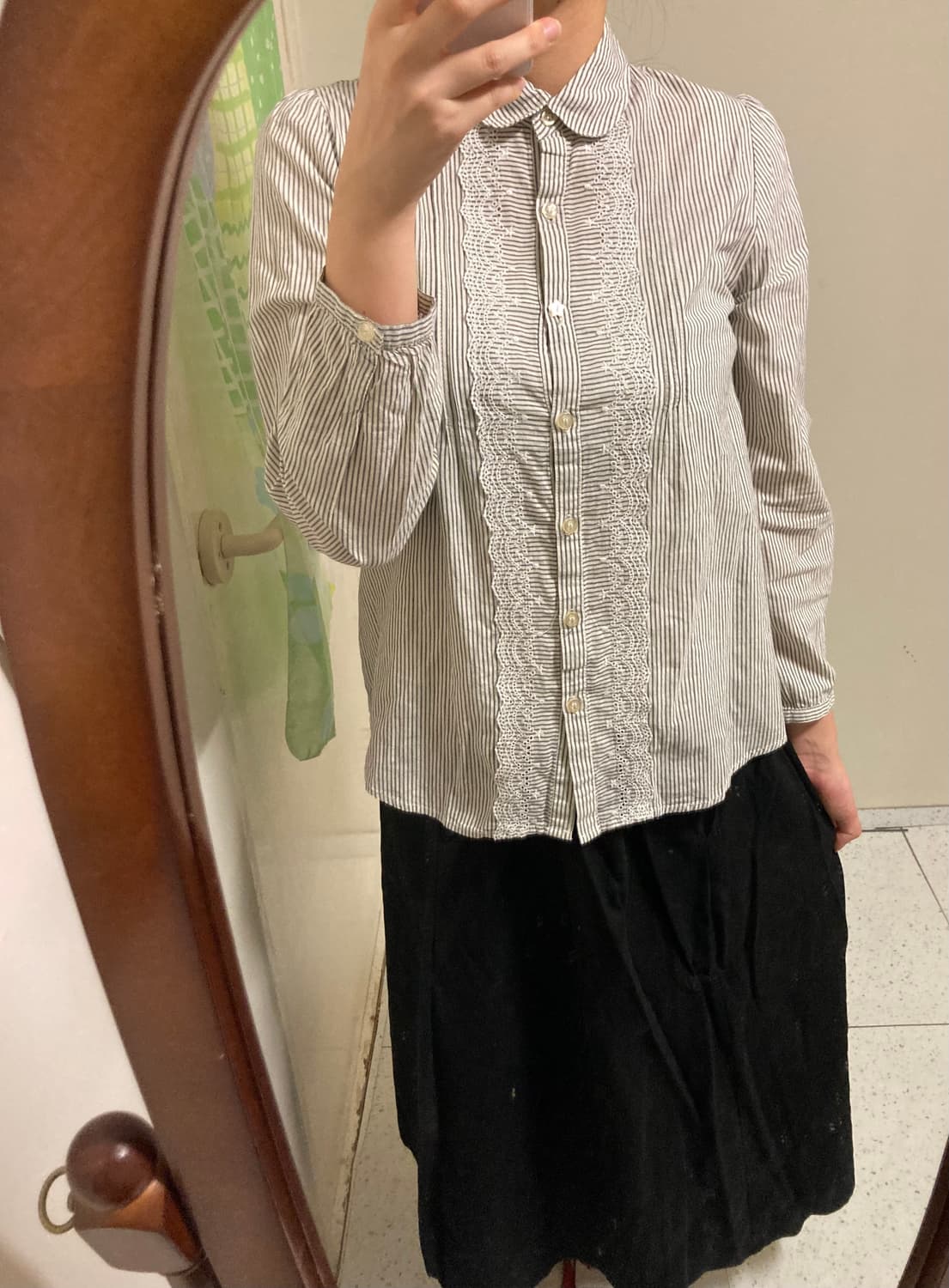 스프라이트 둥근카라 셔츠 상품이미지3