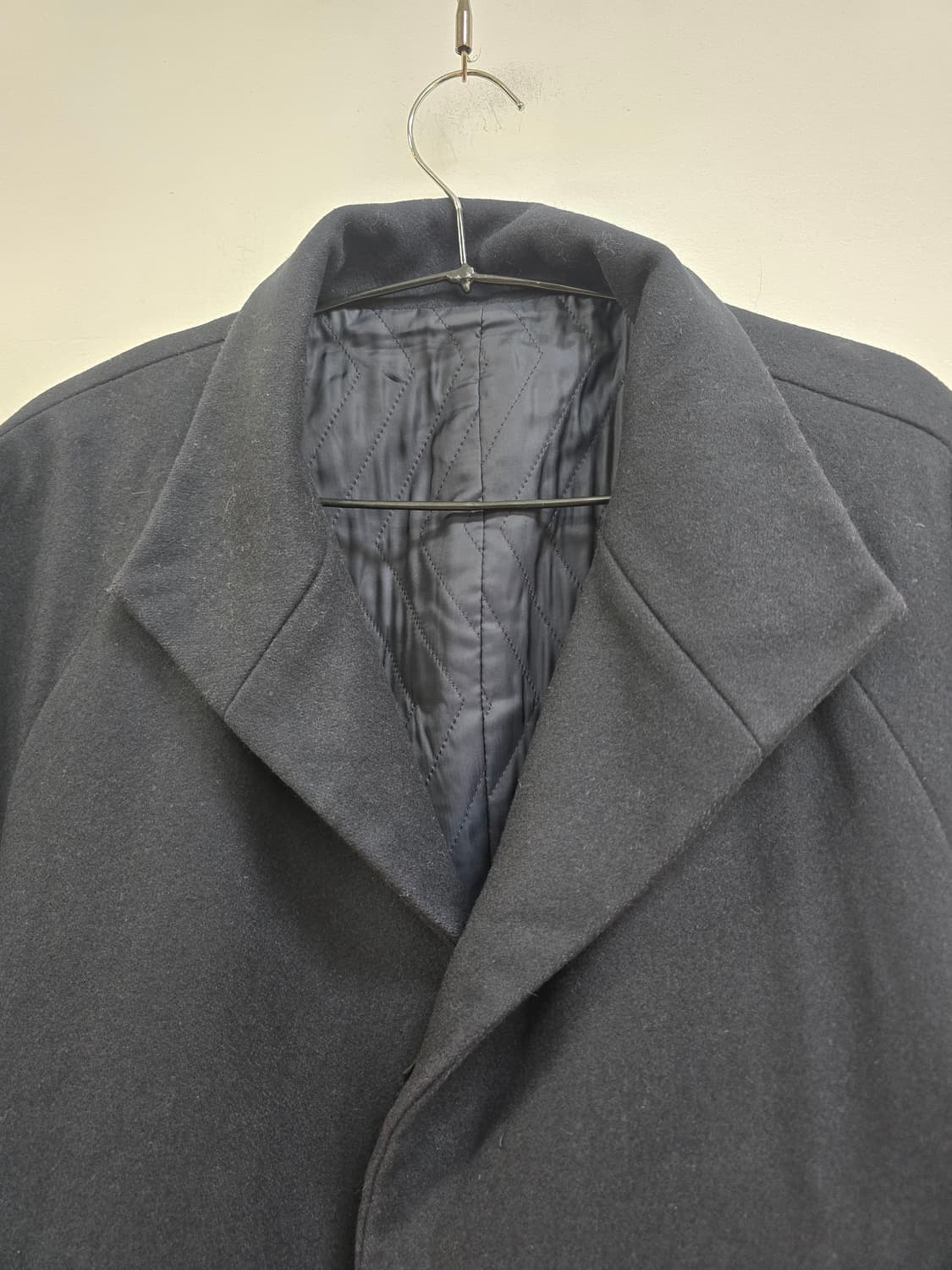 솔리드옴므 모혼방 누빔 롱코트 상품이미지3