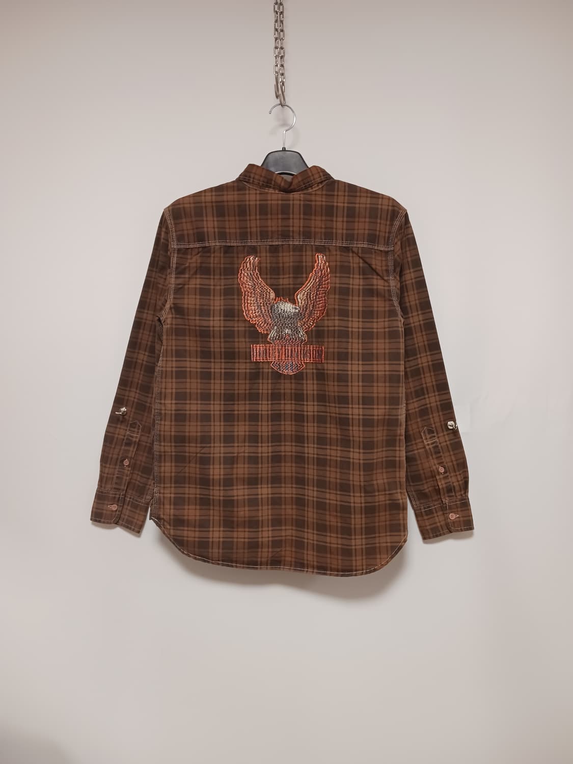 할리데이비슨 뒤포인트 체크셔츠 상품이미지6