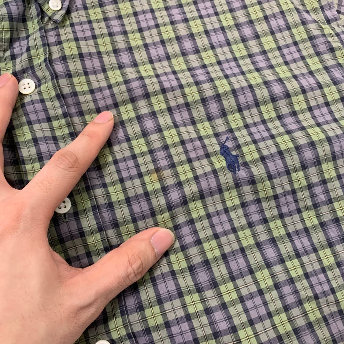 폴로 랄프로렌 체크셔츠 상품이미지2