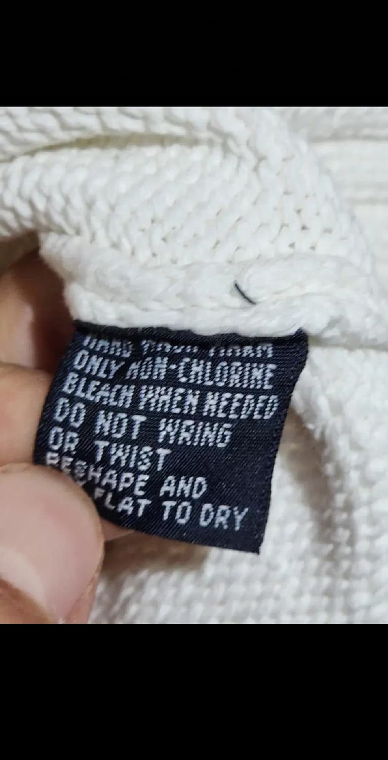 (95) 랄프로렌 폴로 니트조끼 화이트 로고 베스트 브이넥  상품이미지5