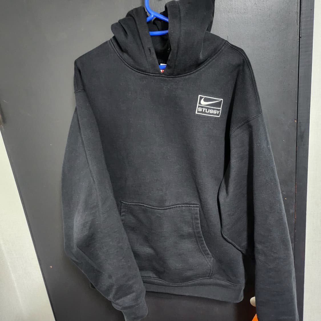 스투시 나이키 후드 블랙 S 상품이미지1