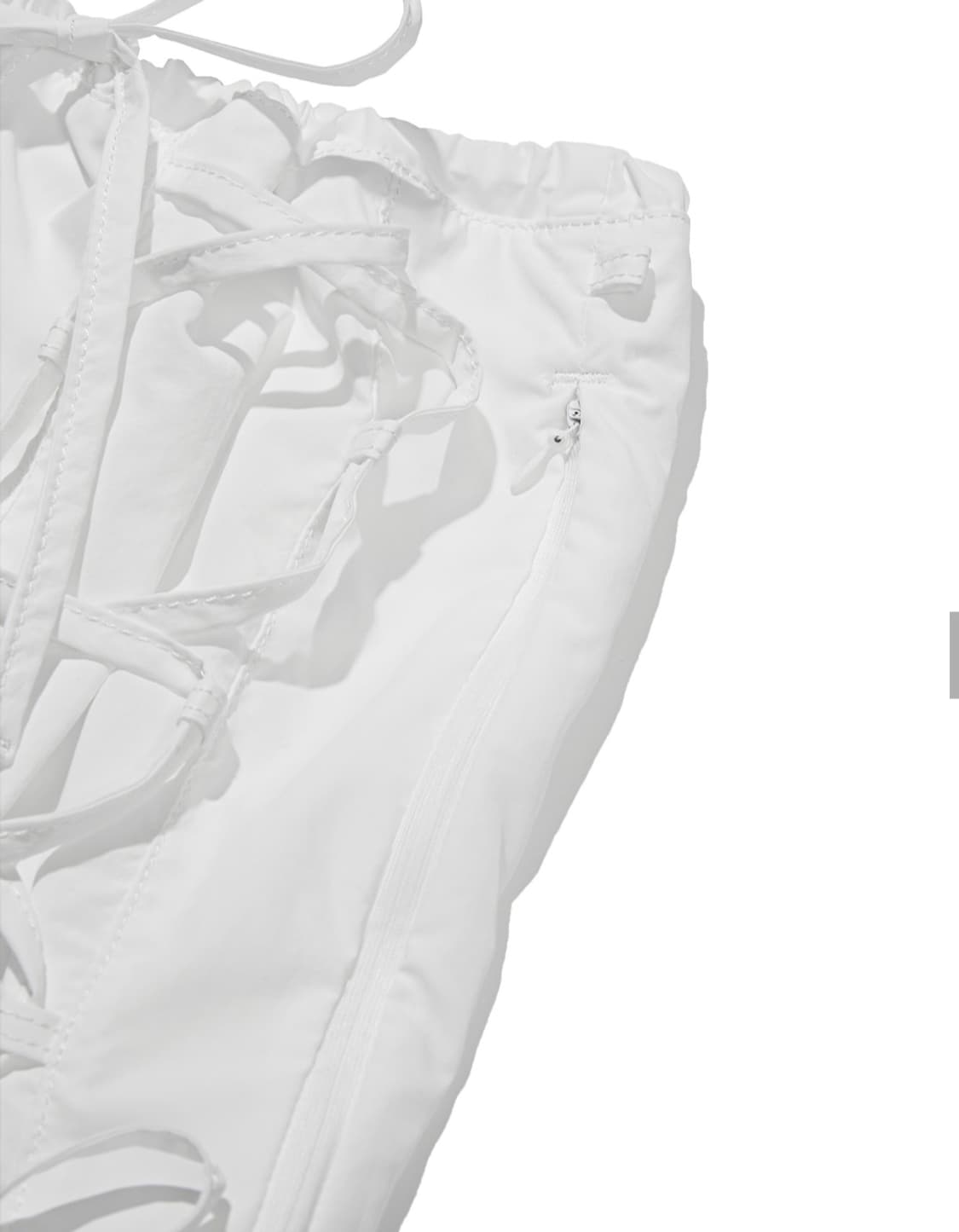 pippet 핍펫 리본스트링 백팩 화이트/빈티지갸루 엔젤 발레코어 핀터깔 상품이미지3