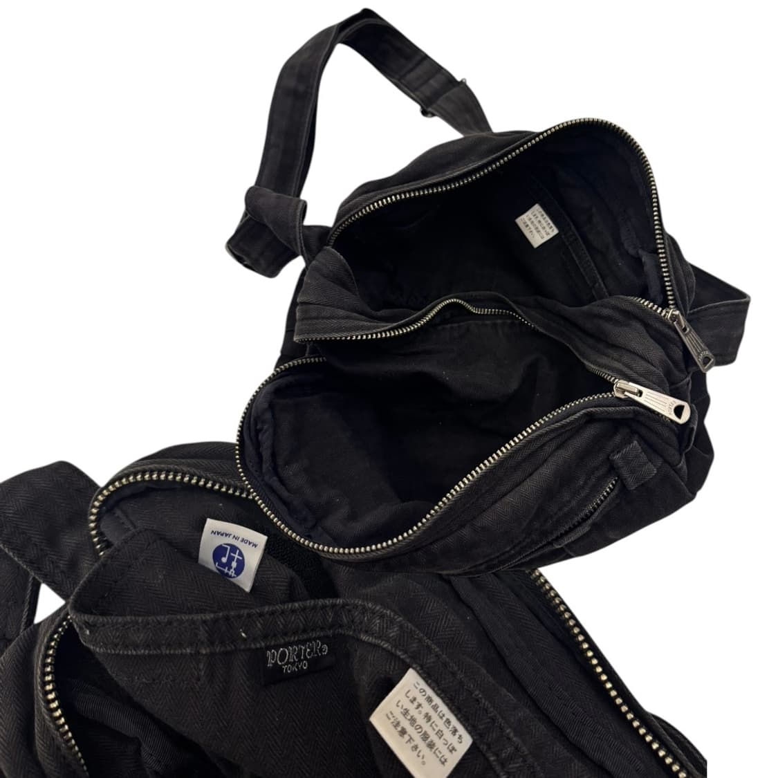 포터 페이지 헤링본 숄더백 블랙 상품이미지9