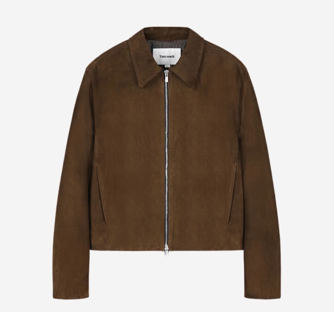 토니웩 24fw 스웨이드 집 블루종 자켓 올리브브라운 XL 상품이미지1