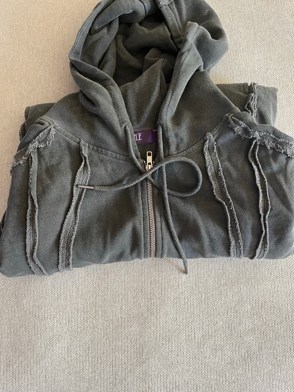 beslow washed hooded zip up (L) 상품이미지1