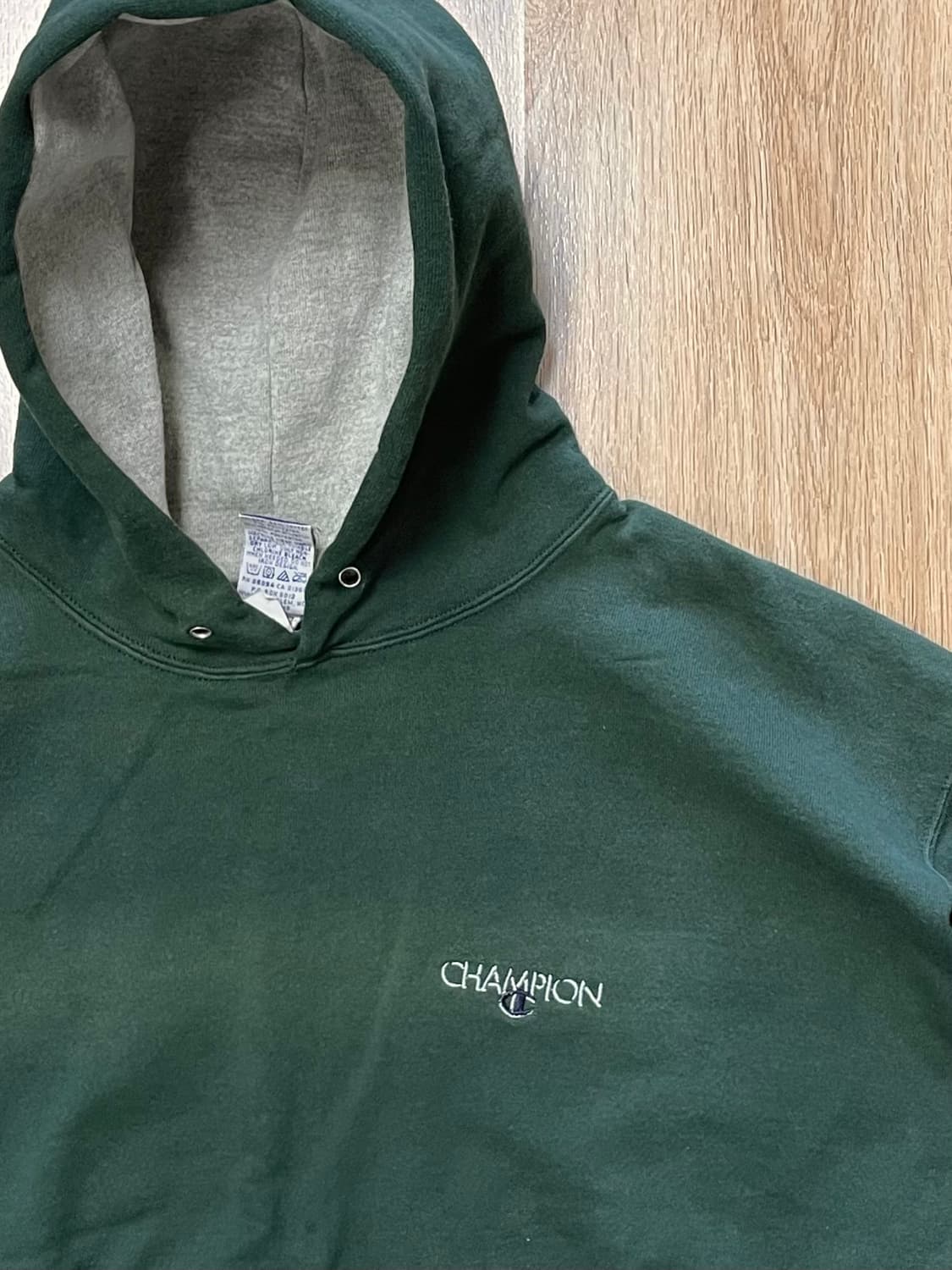 택포) 80s USA 챔피온 썬페이드 빈티지 스웻 풀오버 후드 후드티 상품이미지2