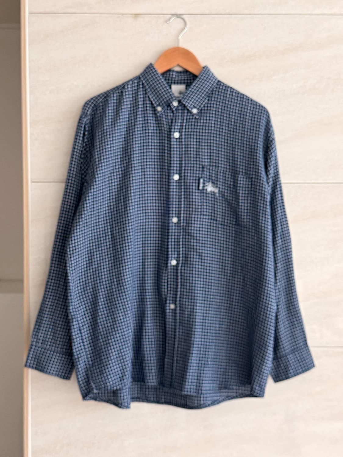 00s 스투시 플레이드 체크 셔츠 상품이미지1