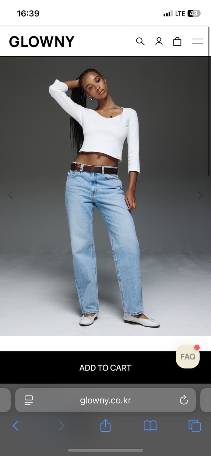 글로니 Jane Jeans 라이트 블루 XS 상품이미지1