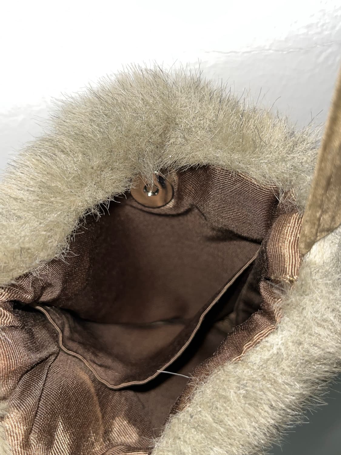 빈티지 퍼 미니 크로스백 인조모피 숄더백 상품이미지5