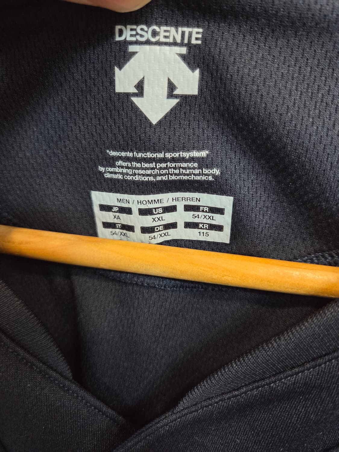 데상트 일본판 헨리넥 베이스볼 져지반팔 xl xxl 상품이미지3