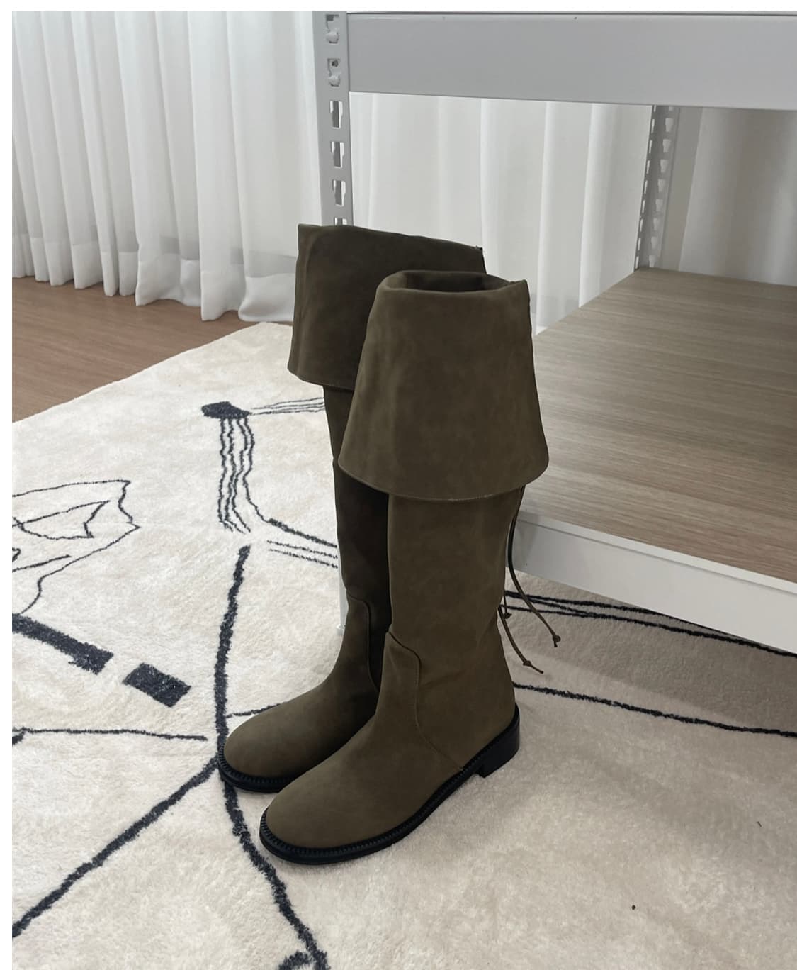 투웨이 싸이하이 니하이 롱부츠  상품이미지1