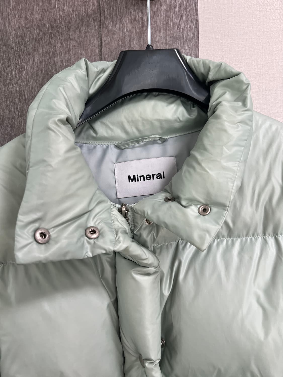 미네랄 투웨이 푸퍼 패딩 민트 M 상품이미지3