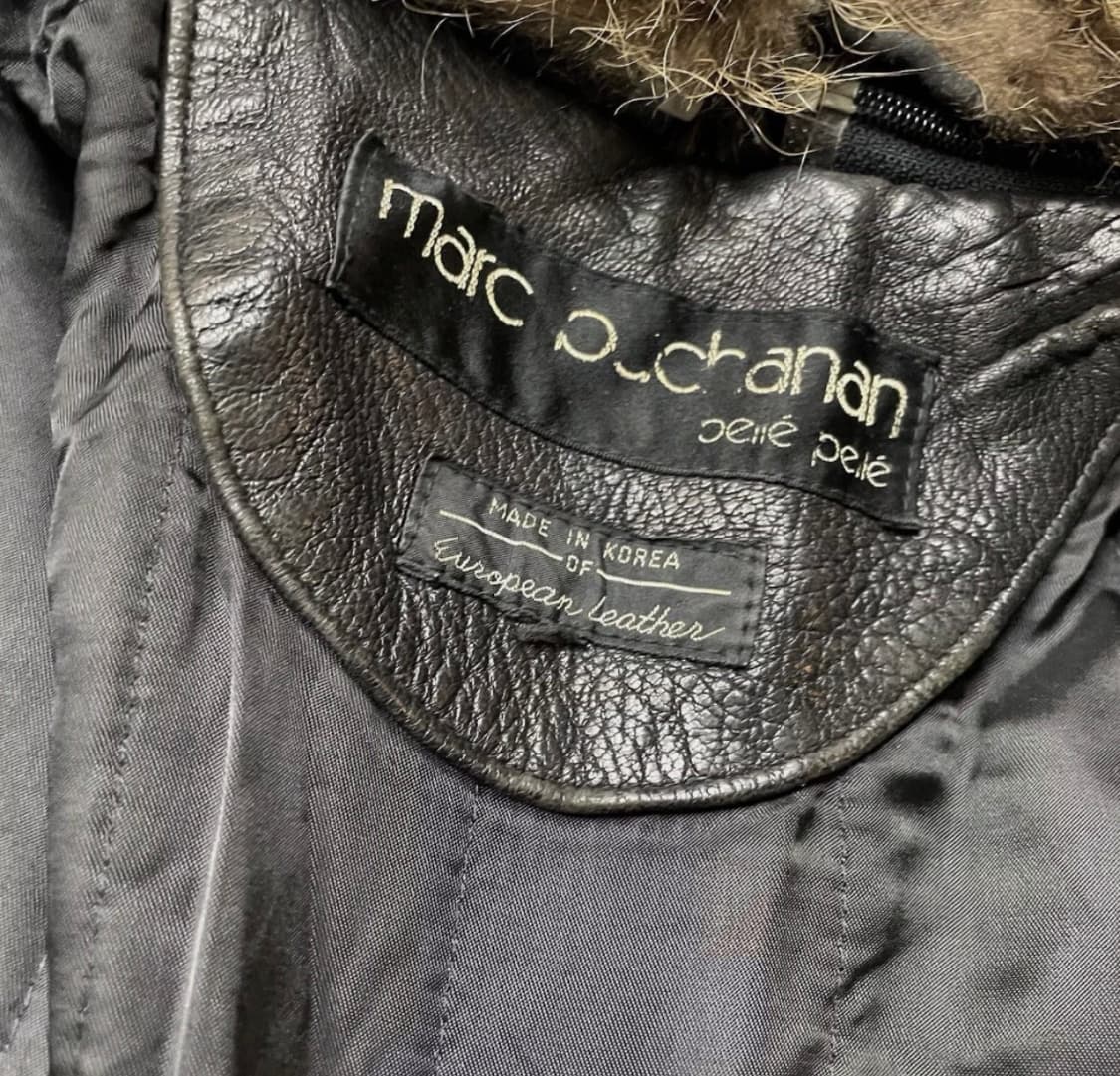 소가죽 무스탕 롱코트 / 2xl 3xl 110 115 상품이미지3