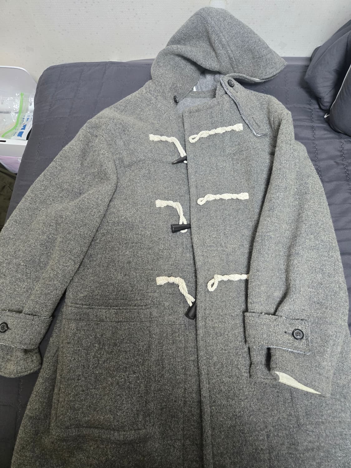 쿠어 울 몬티 더플코트 [L] 새상품급 m교환가능 상품이미지3