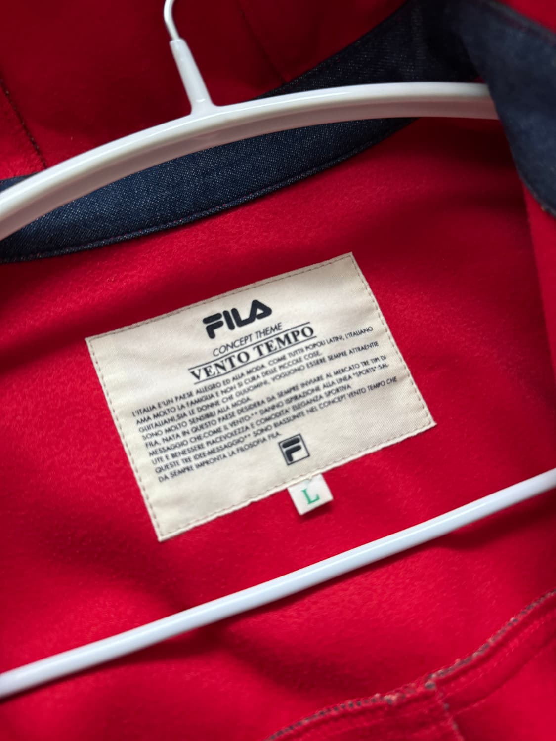 휠라 Fila 빈티지 청자켓 상품이미지2