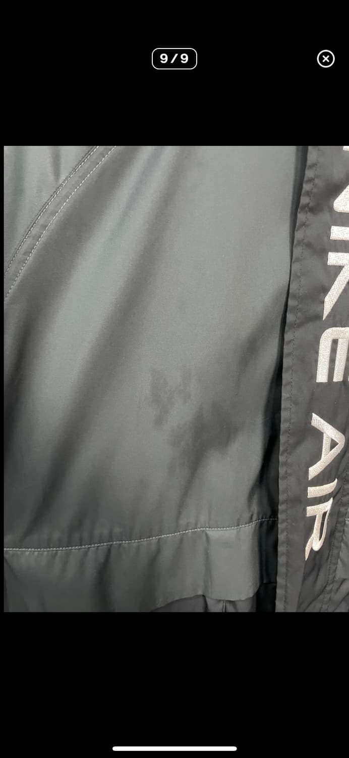 나이키 에어 우븐 후드 블랙 바람막이 A2848 상품이미지9