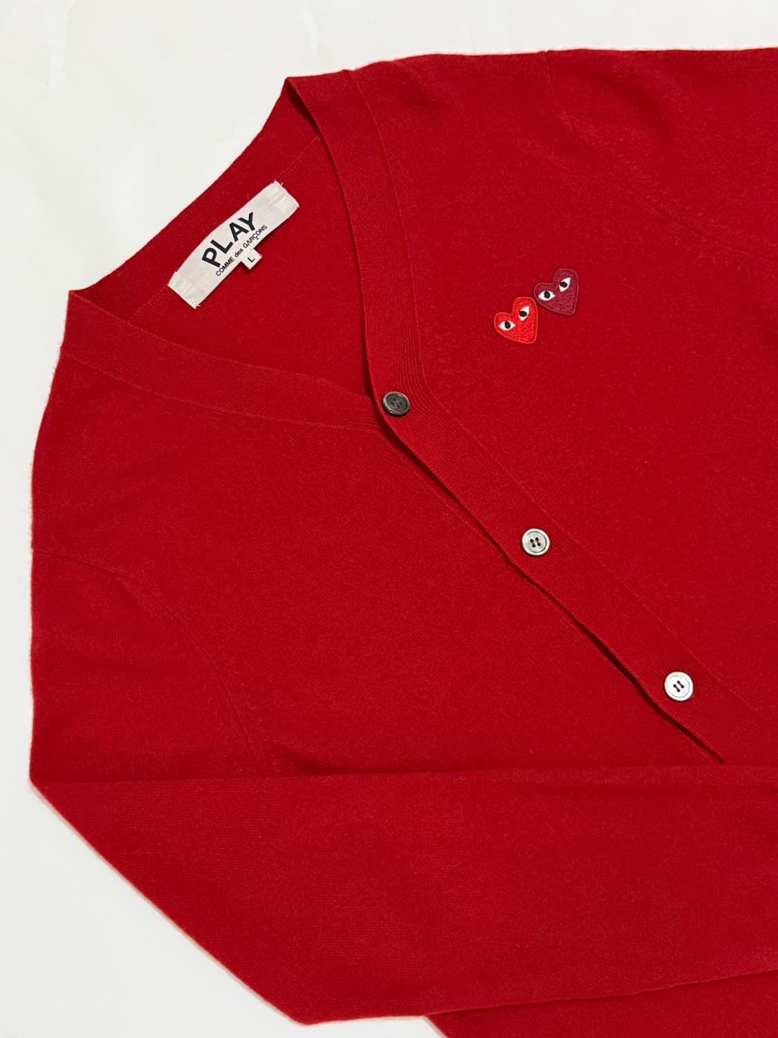 꼼데가르송 더블와펜 가디건 L 상품이미지1