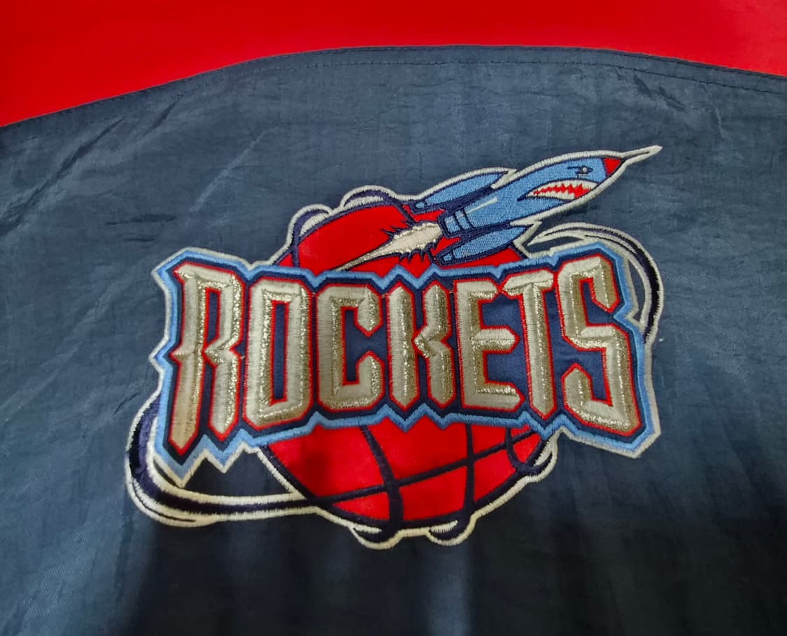nba 스타터 아노락 점퍼 휴스턴 로켓츠 L 상품이미지4