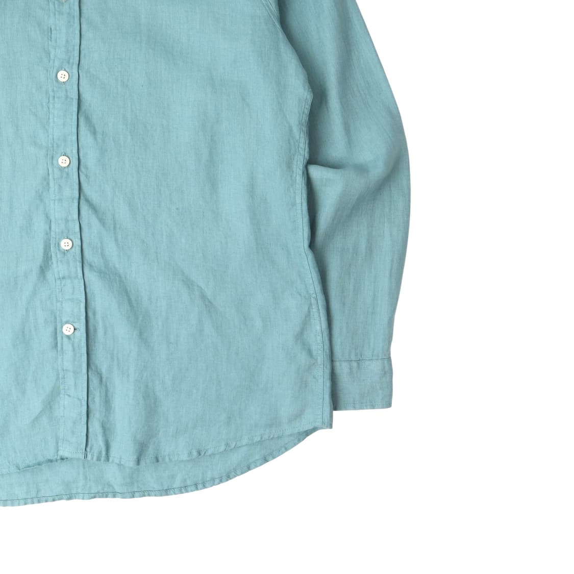 Lacoste 라코스테 린넨 민트그린 셔츠 상품이미지4