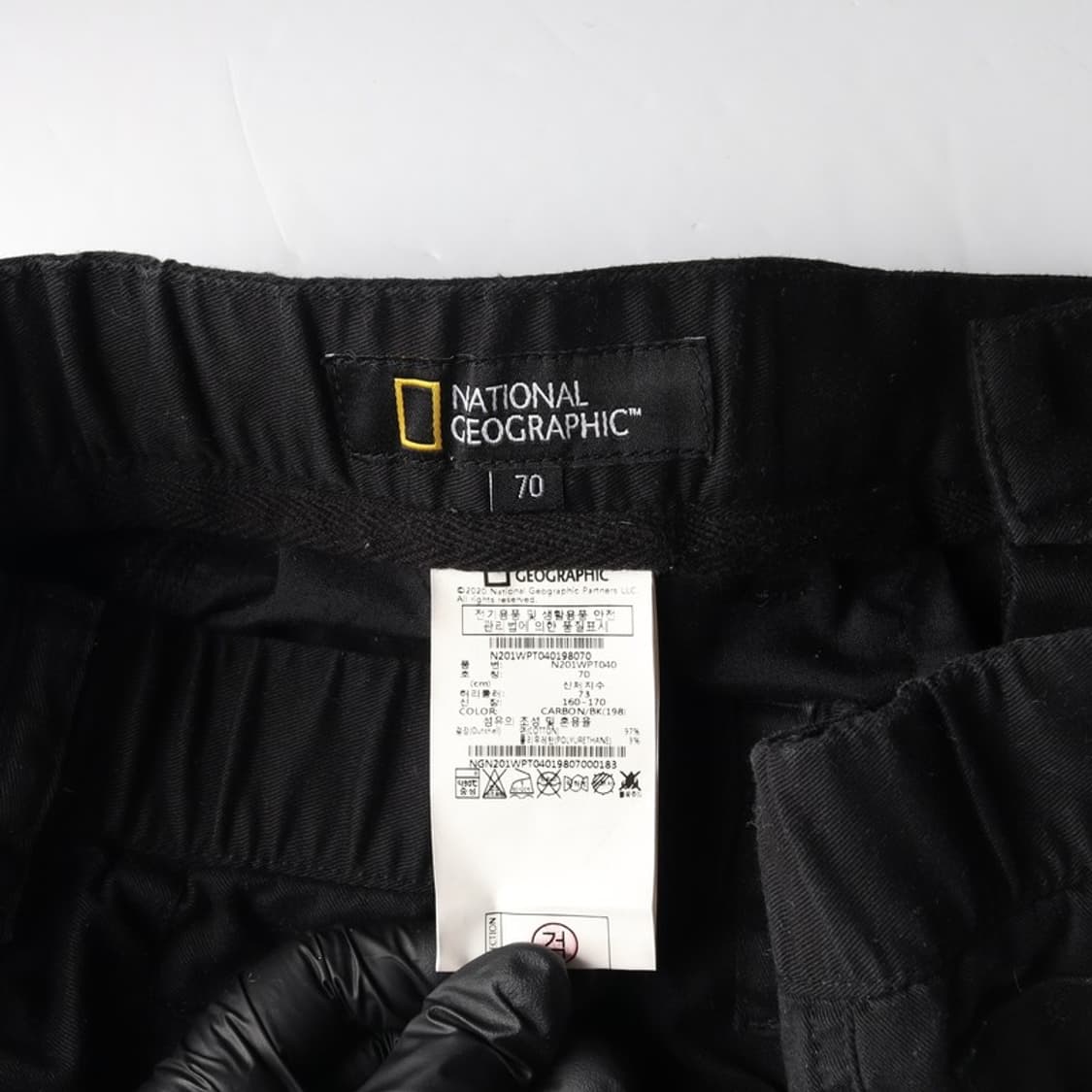 내셔널지오그래픽 와펜 로고 카고 팬츠 블랙 70 상품이미지6