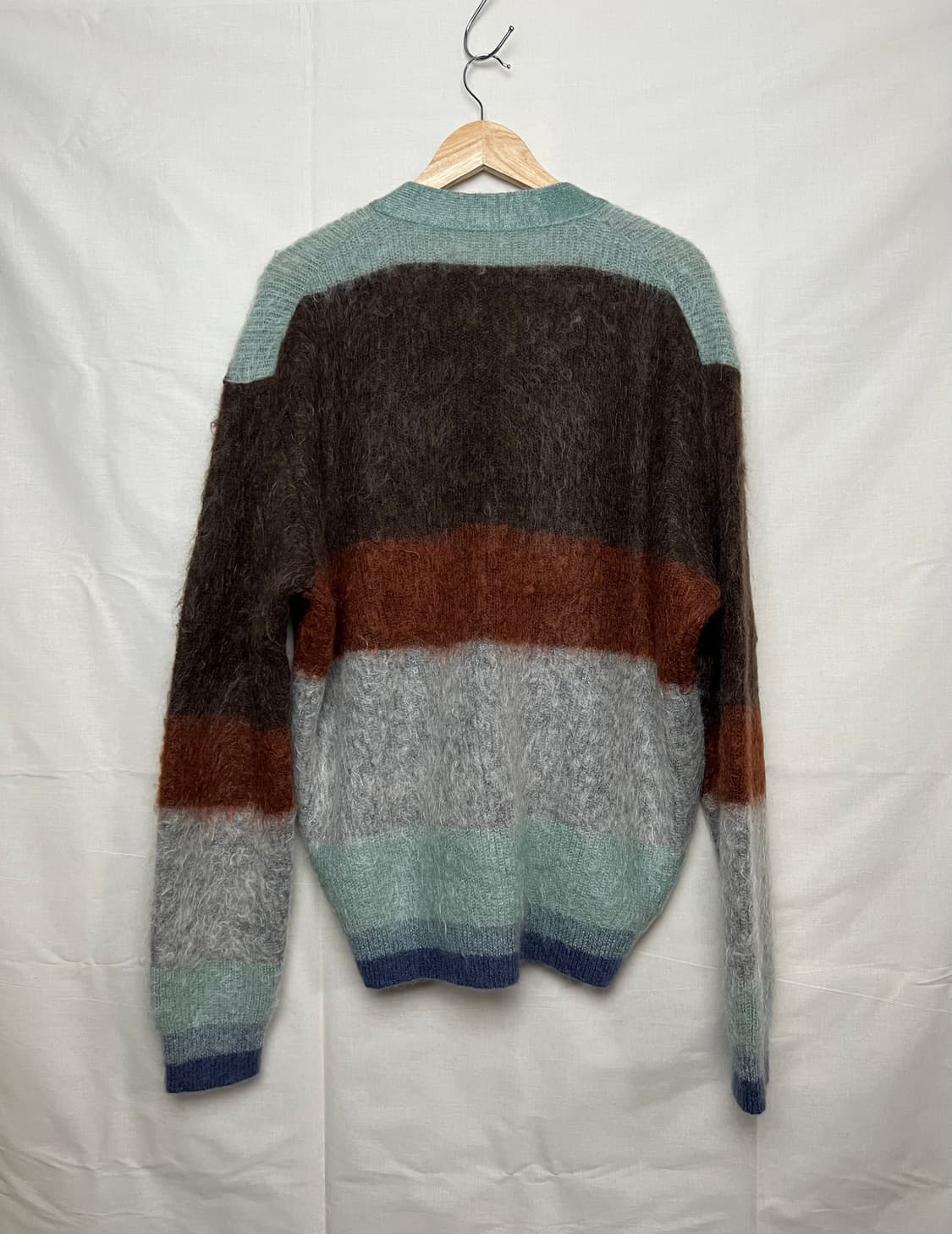 요크 YOKE 23FW 모헤어 보더 가디건 상품이미지2