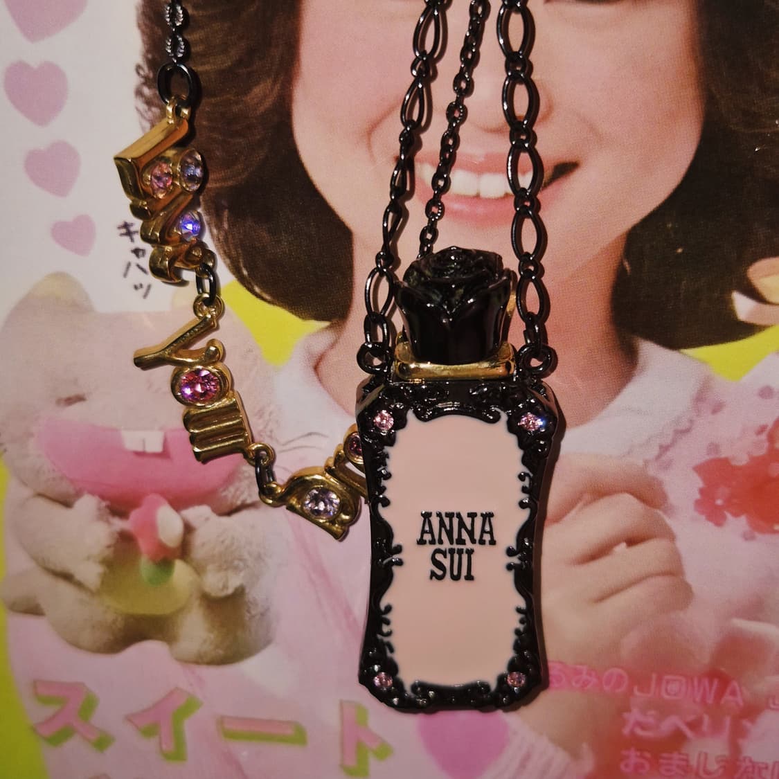 09s 한정 안나수이 향수 보틀 목걸이&초커 세트 상품이미지8