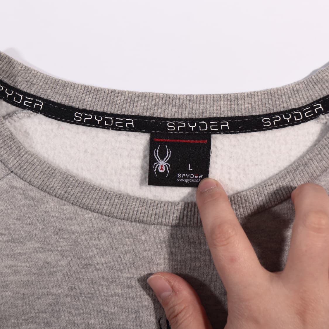 스파이더 기모 맨투맨 B582 상품이미지3