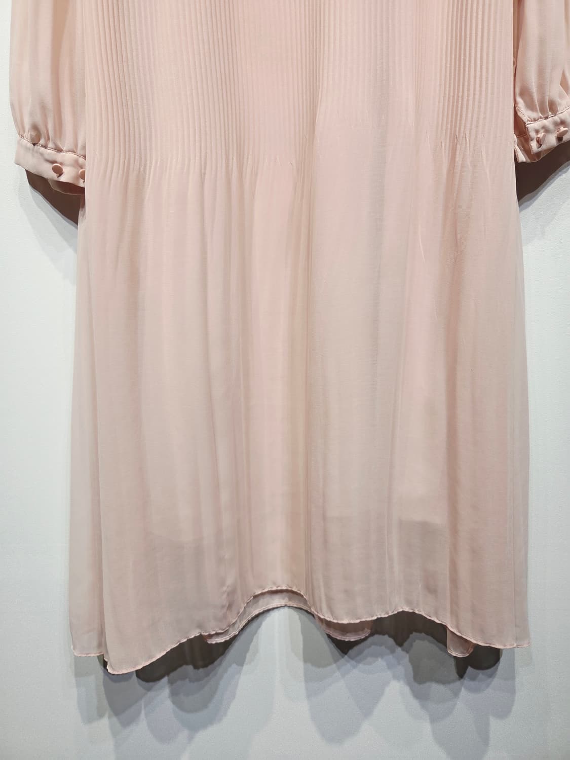 베라왕. 핑크색 플리츠 원피스_66 상품이미지4