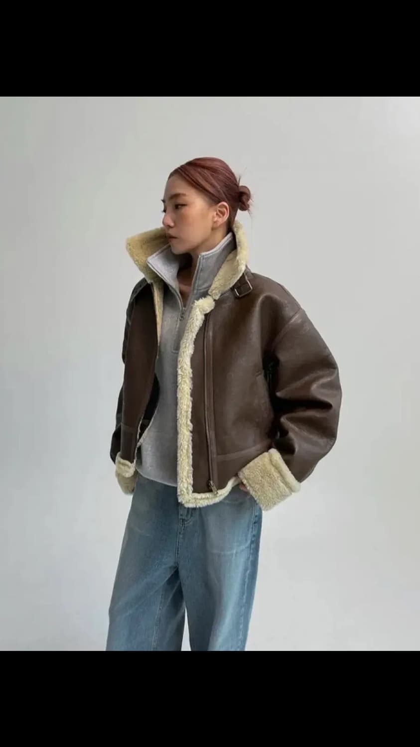 블랙업 라메르 무스탕 상품이미지1