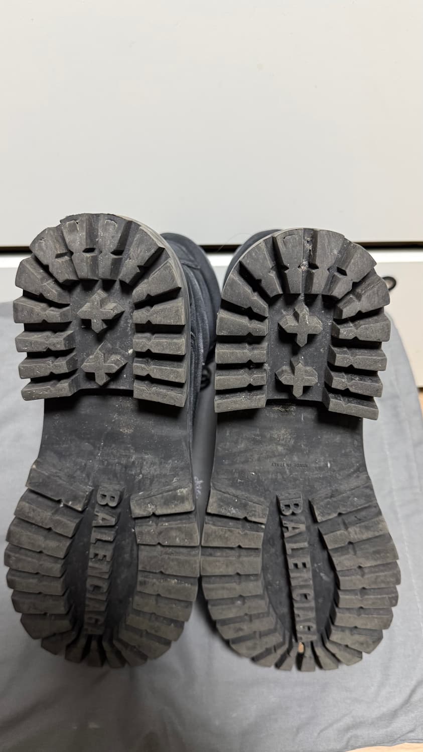 [41E] 발렌시아가 스트라이크 컴뱃부츠 블랙 상품이미지7