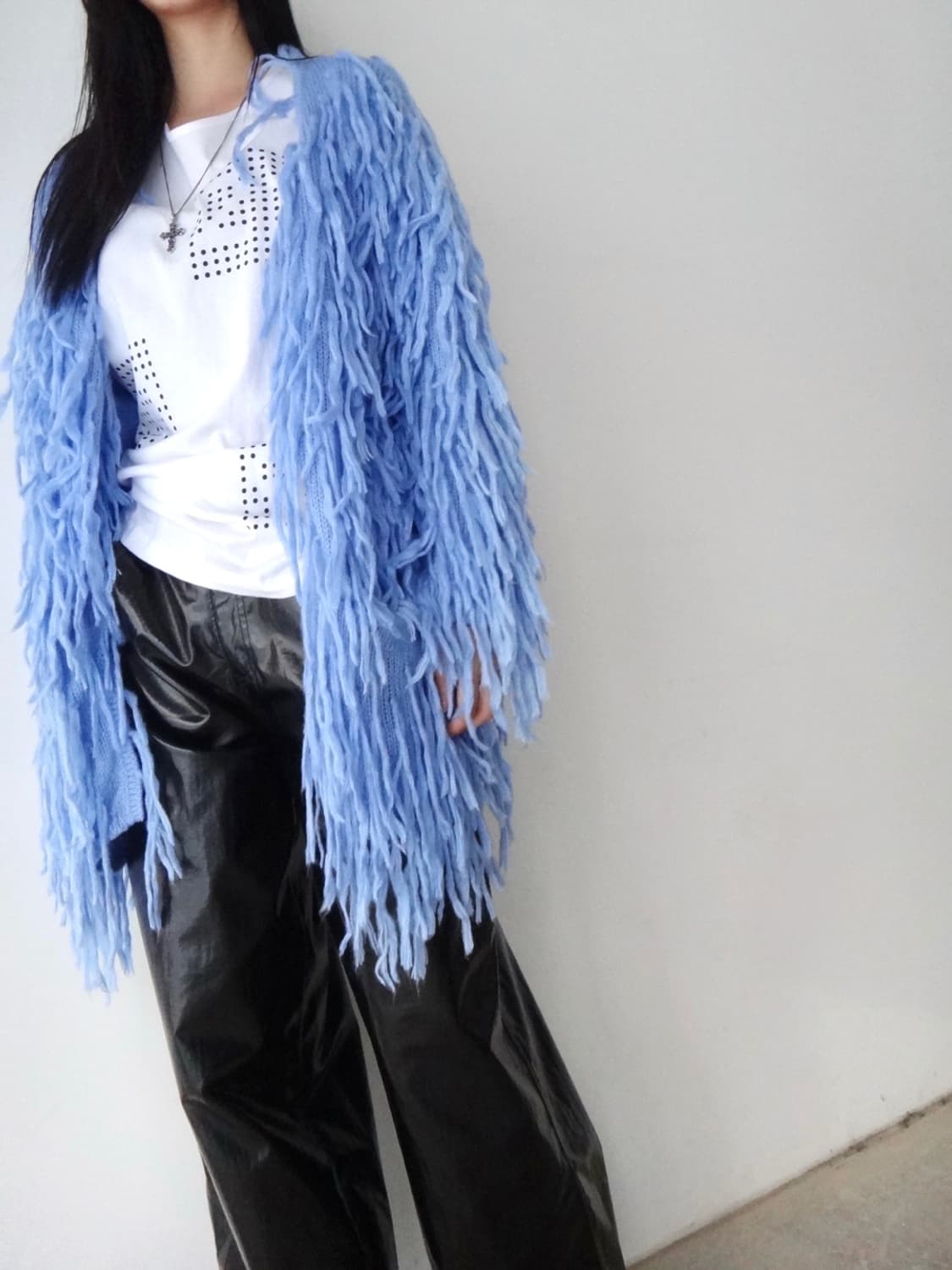 Bubble tassel trimming cardigan  상품이미지3