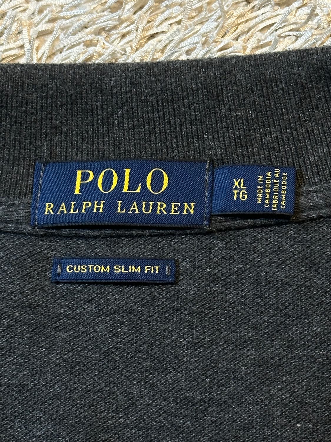 폴로 랄프로렌 화이트포니 PK 긴팔 카라티 차콜 상품이미지4