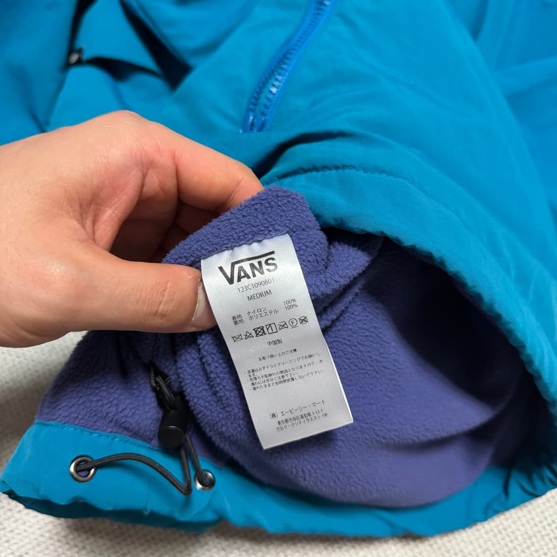 반스 올드스쿨 기모 바람막이 자켓 상품이미지6