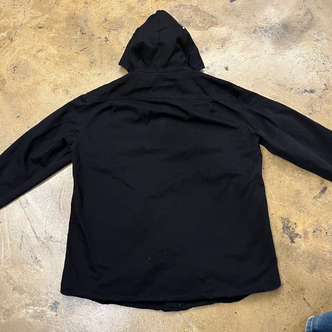 [정품/M] 디스이즈네버댓 후드 셔츠 블랙 b10 상품이미지4