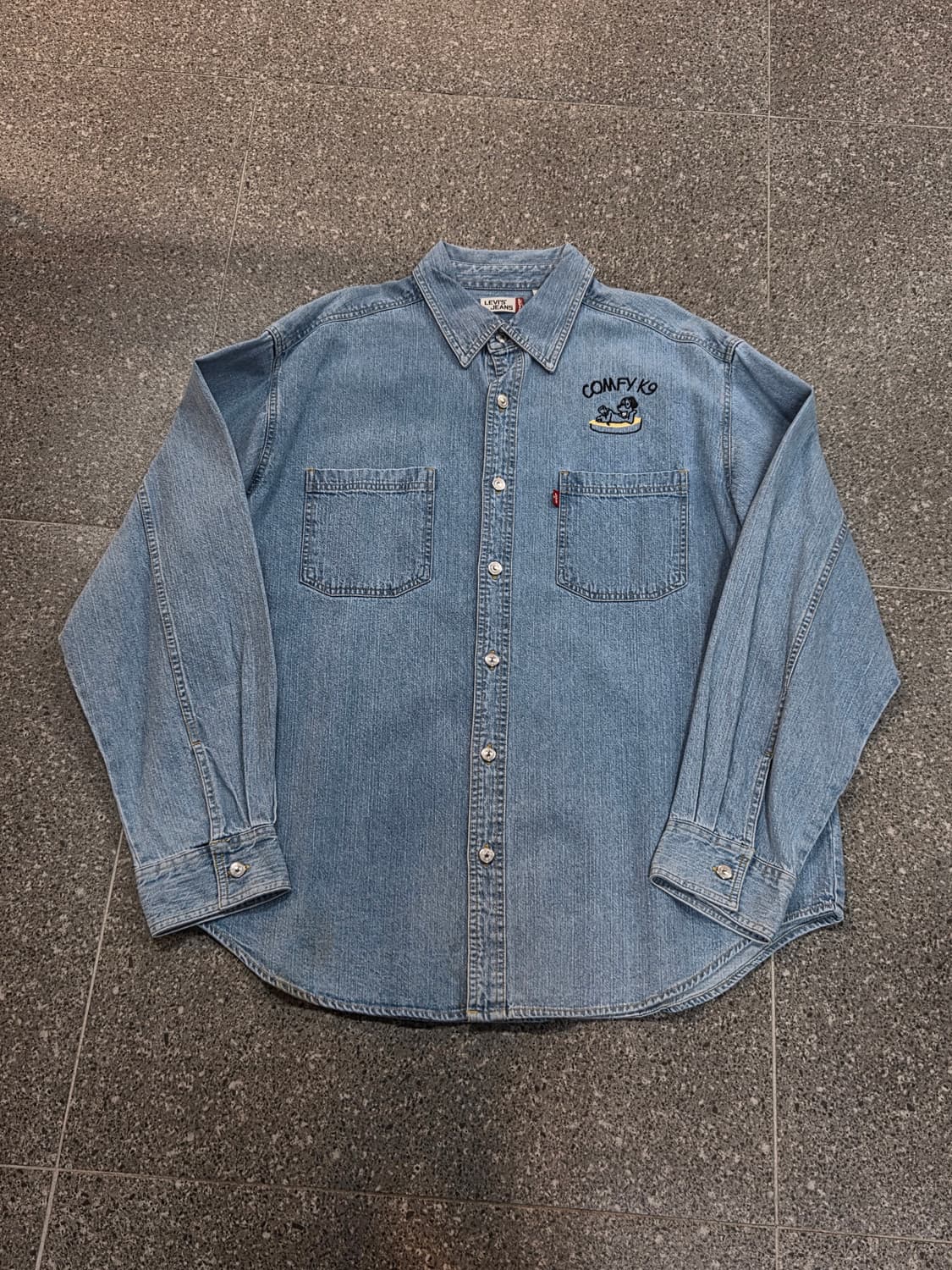 Levis 리바이스 연청 dog긴팔셔츠 상품이미지4