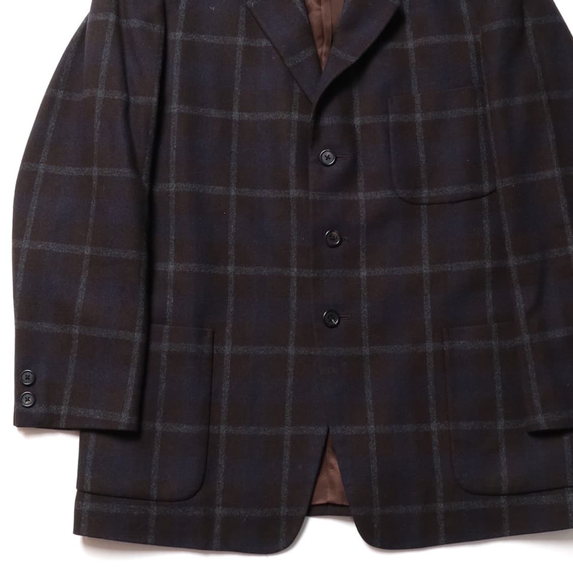 Y's for men Check Pattern 3B Wool Blazer 상품이미지3