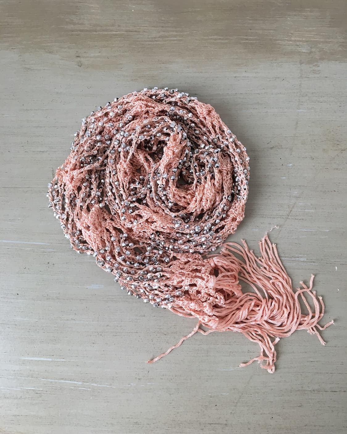 beads trimming net scarf 상품이미지1