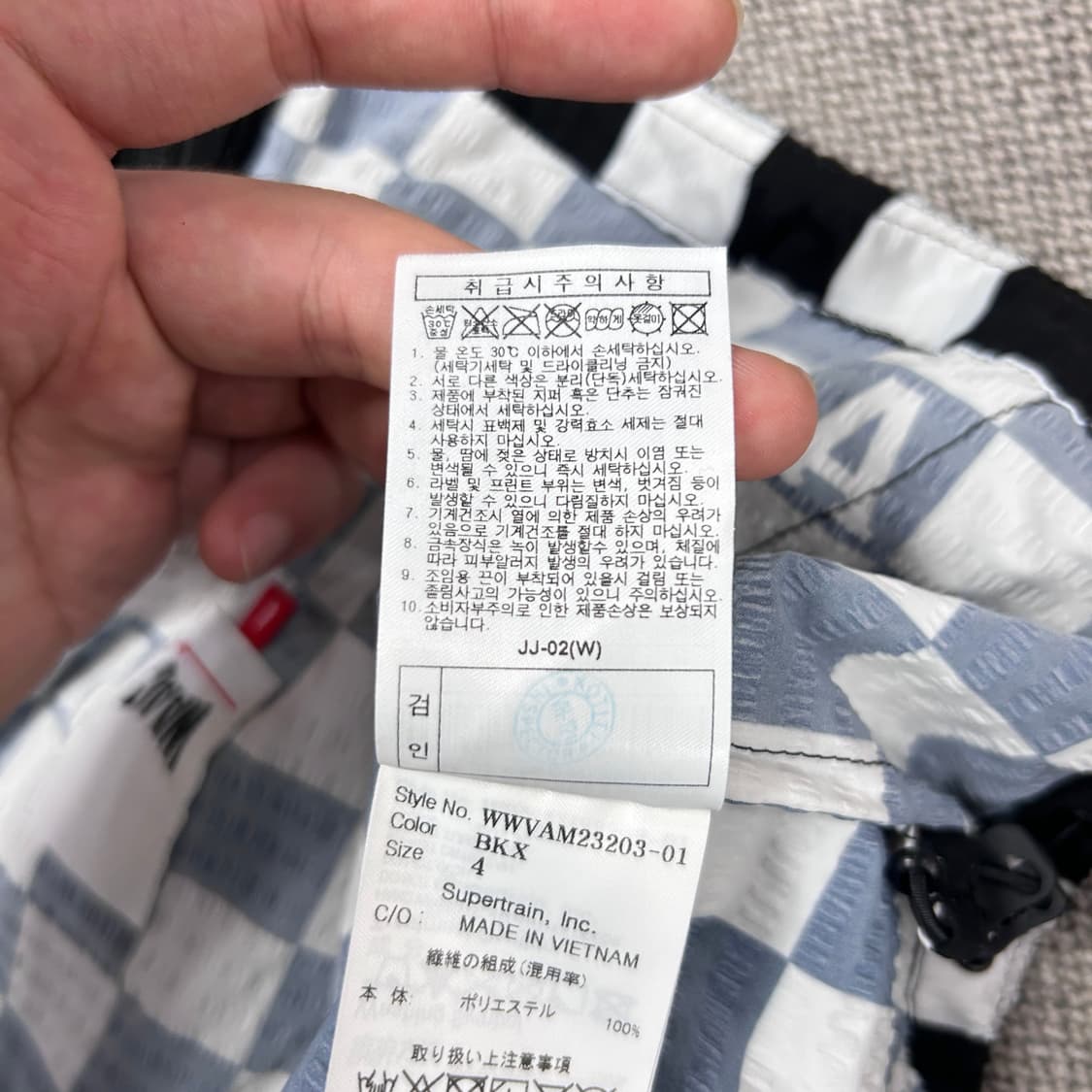 왁 WAAC 우먼스 체커보드 조끼 베스트(4) 상품이미지8