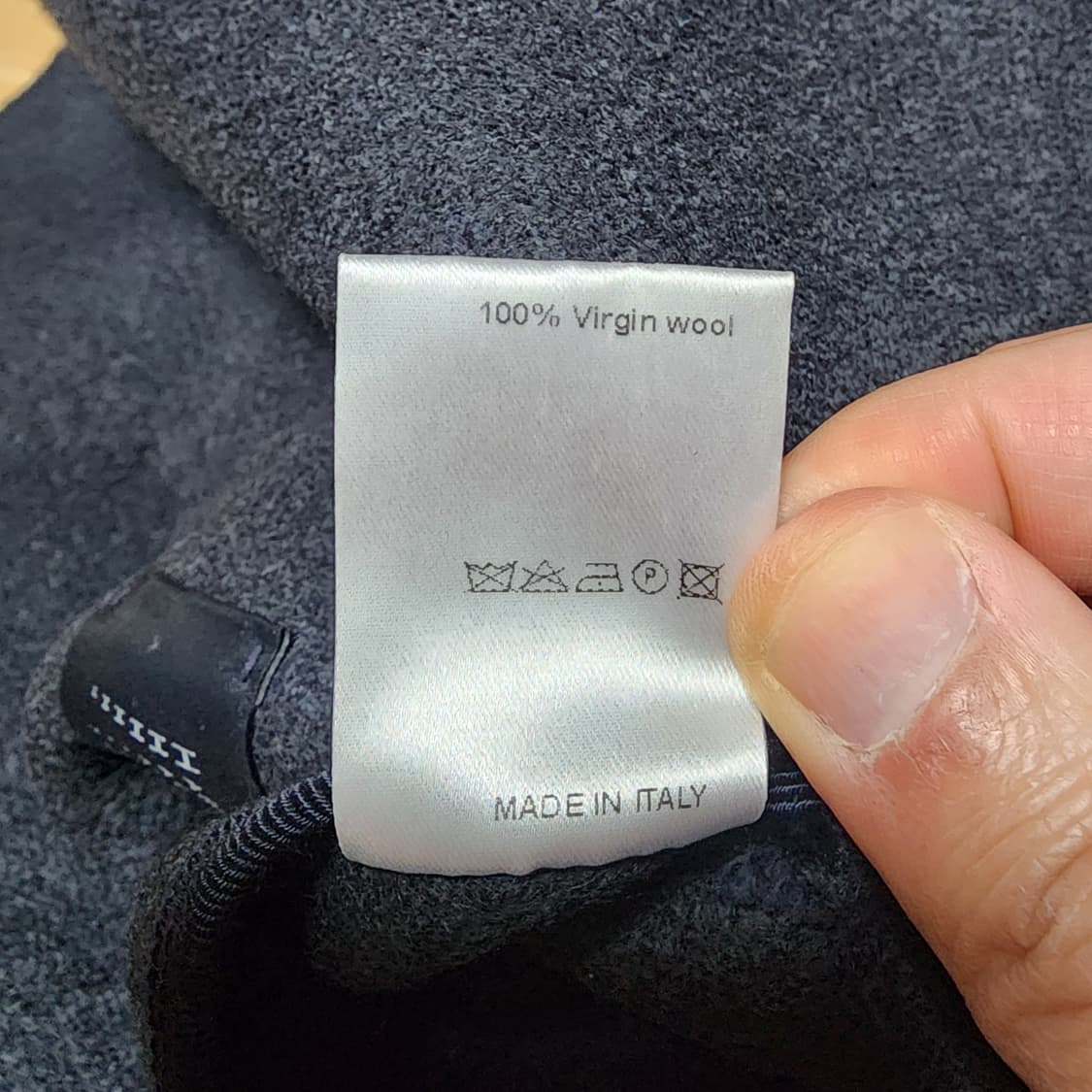 [50] 해리스 워프 런던 / 더블 박시 코트 차콜 그레이 상품이미지8